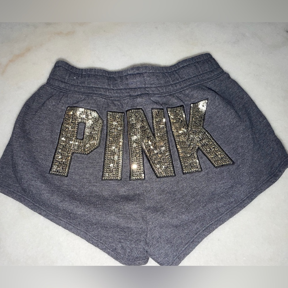 W6.  PINK Victoria's Secret Shorts with Sequin Logo